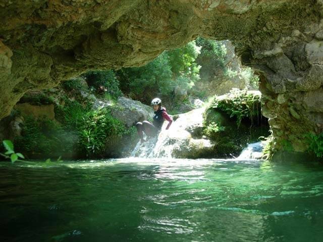 Canyoning near Barcelona