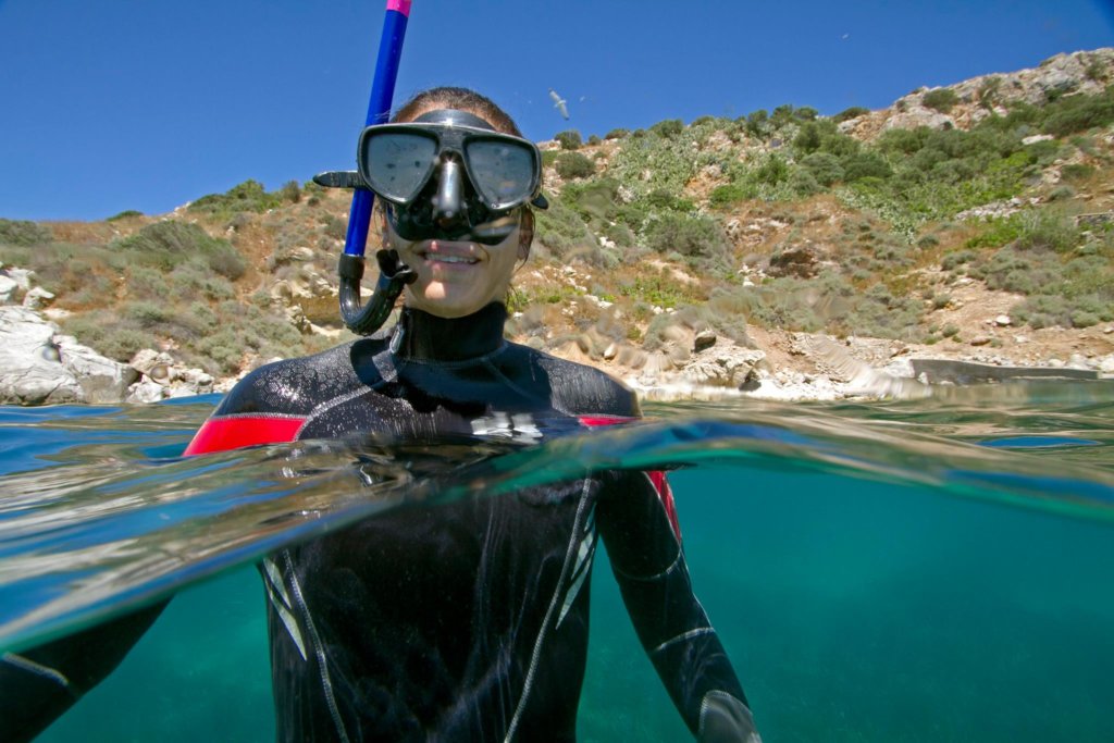 Family Snorkeling at the Medes Island Paddle in Spain Water