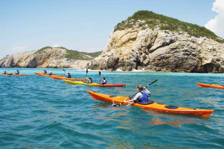 sea kayaking Barcelona