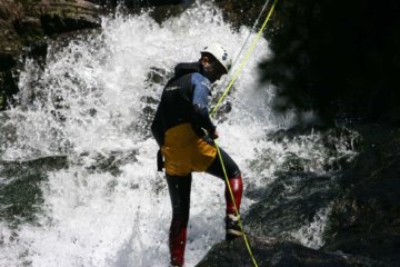 Canyoning activity