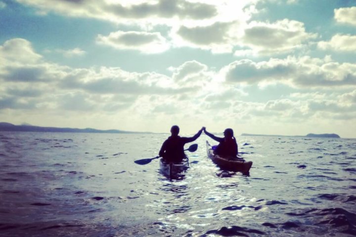 Sea kayaking in Ibiza