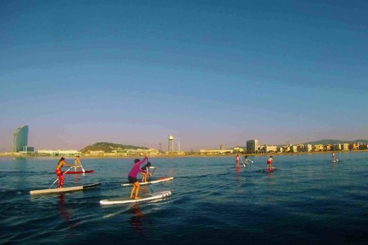 Paddle SUP in Barcelona