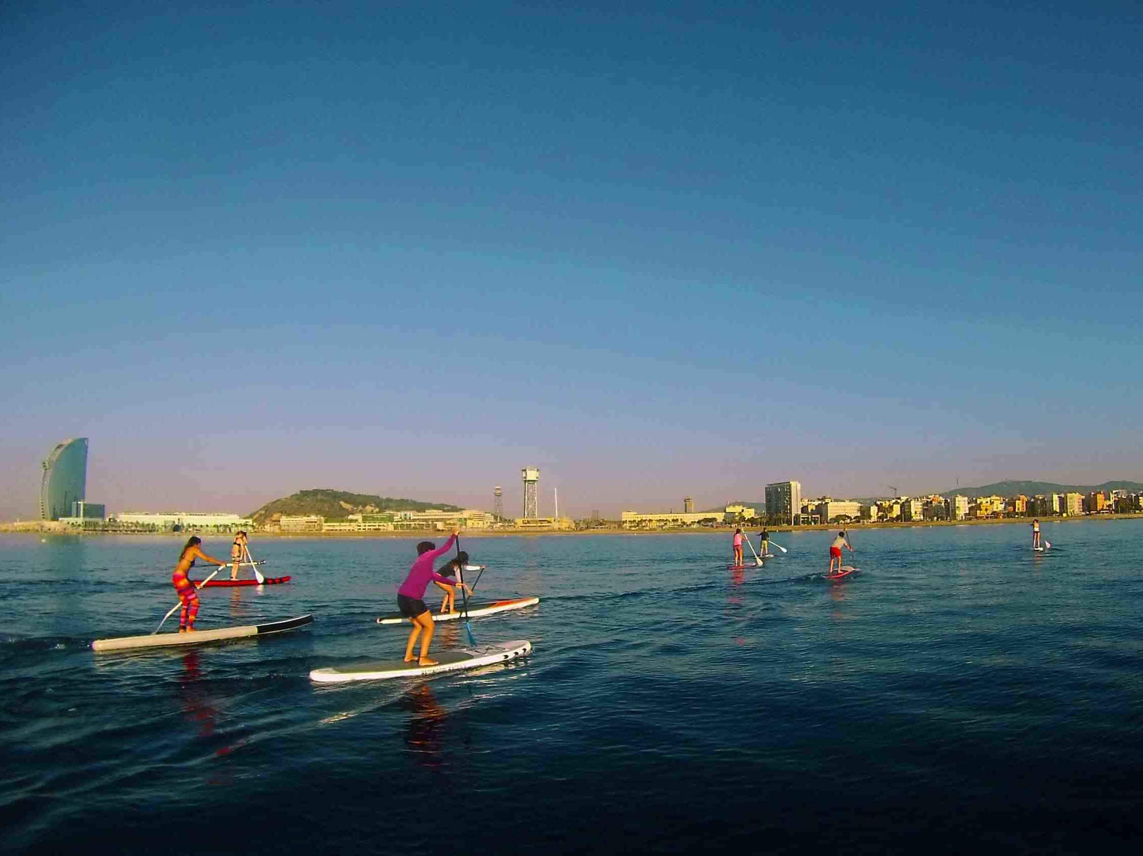 Paddle SUP in Barcelona