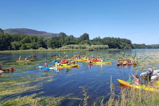 Canoeing trip in Galicia