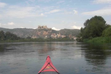 Kayaking in Ebro river