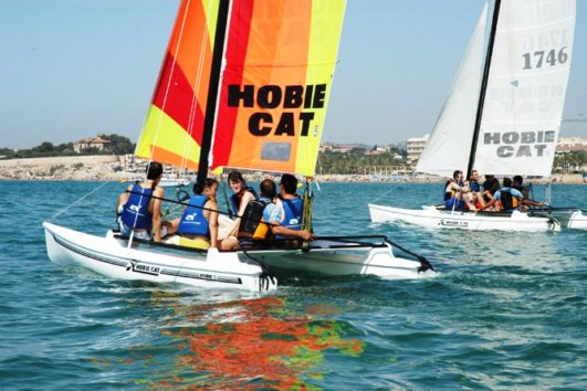 Catamaran in Spain