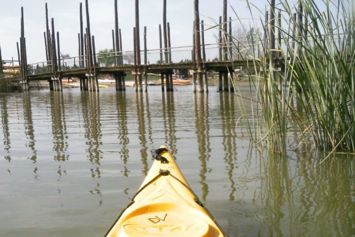 Kayak tour in Ebro land