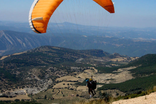 Paragliding in Spain