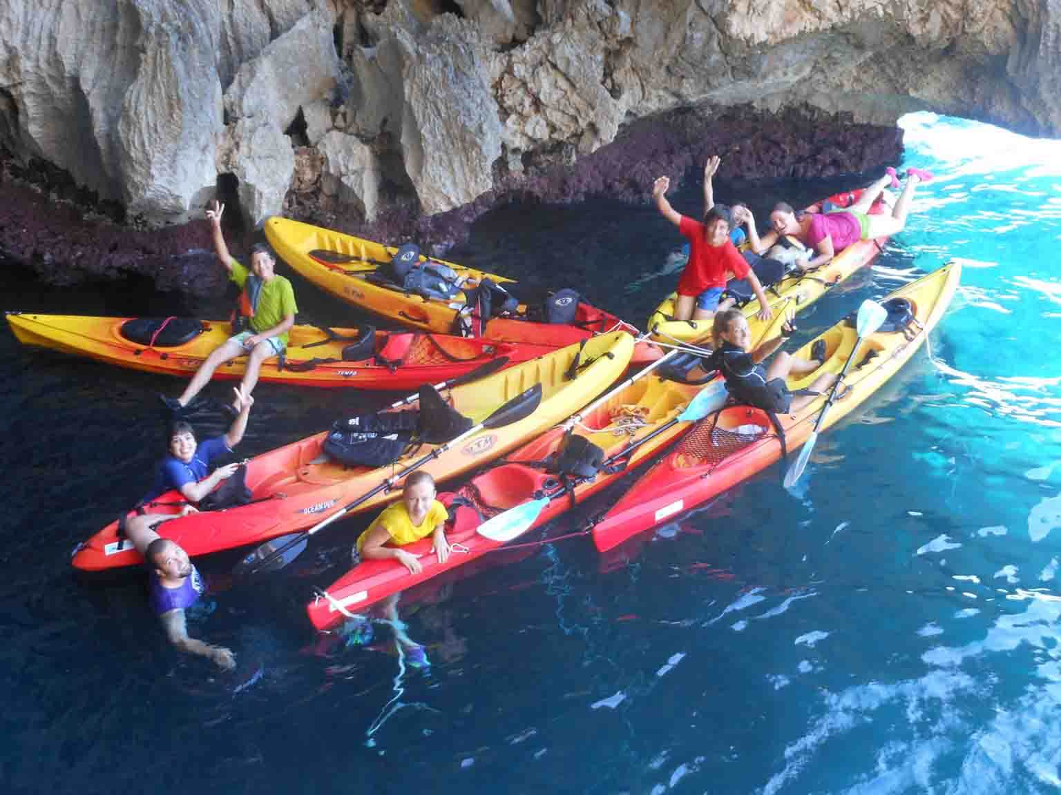 Sea kayak and Caving in Valencia