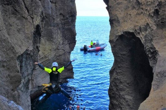 Canyon activity in Mallorca