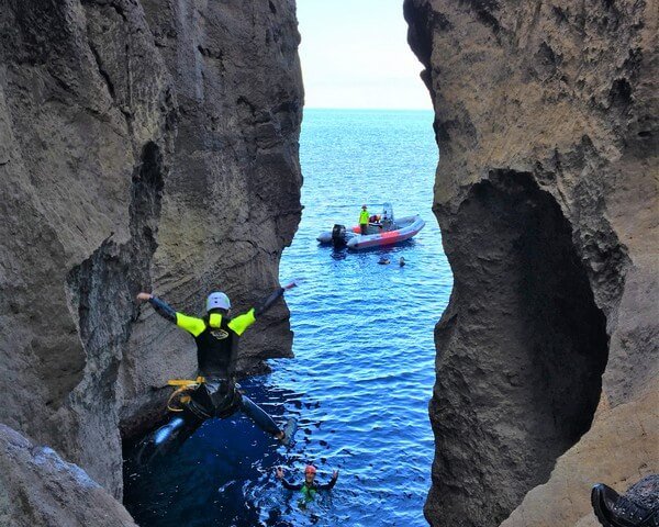 Canyon activity in Mallorca